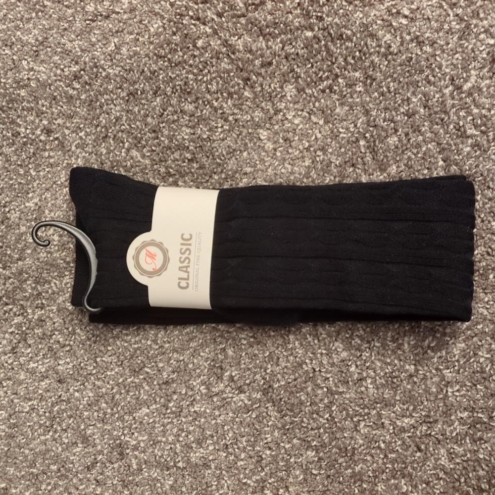 Black knee highs